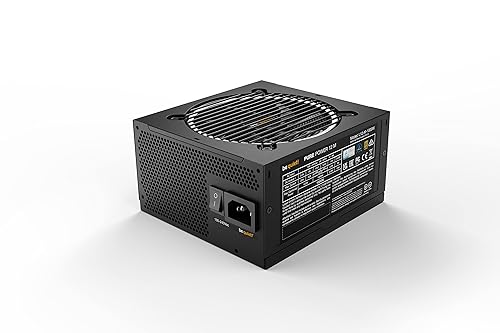 Pure Power 12 M 1000W, ATX 3.0, 80 Plus® Gold, Modular Power Supply, for PCIe 5.0 GPUs and GPUs with 6+2 pin connectors, 12VHPWR Cable Included, Silent 120mm be quiet! Fan - BN506