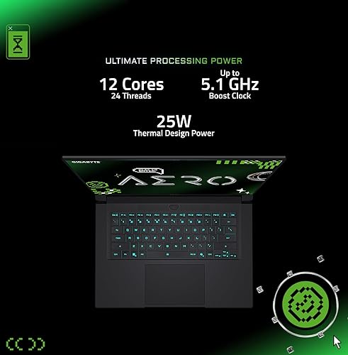 GIGABYTE AERO X16; Copilot+ PC - 165Hz 2560x1600 WQXGA - NVIDIA GeForce RTX 5070 - AMD Ryzen AI 9 HX 370-1TB SSD with 32GB DDR5 RAM - Windows 11 Home - Space Gray AERO X16 2WHA3USC64AH AMD Ryzen AI 9 HX 370 32 GB DDR5 / 1 TB SSD RTX 5070 Space Gray
