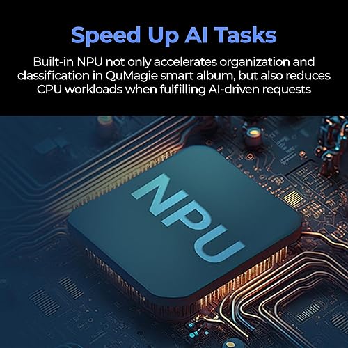 QNAP TS-433eU Compact 1U Short-Depth rackmount 2.5GbE NAS, Affordable Edge Storage with NPU Acceleration (Diskless)