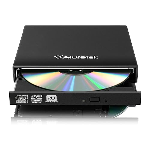 Aluratek AEOD100F USB 2.0 Ext DVD Writer