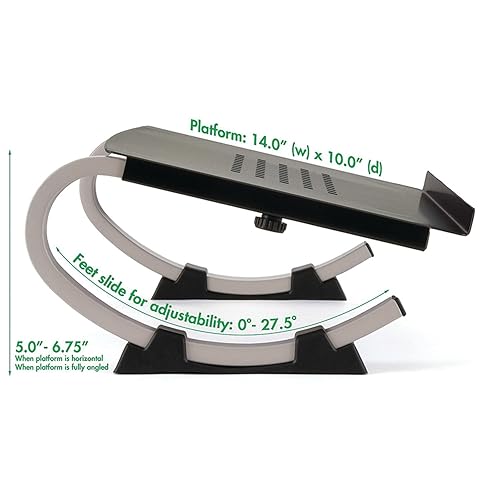 Allsop Notebook Stand Redmond Adjustable Curve (30498) Laptop Stand