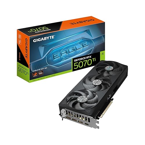 GIGABYTE GeForce RTX 5070 Ti 16GB GDDR6X Gaming Desktop Graphics Card