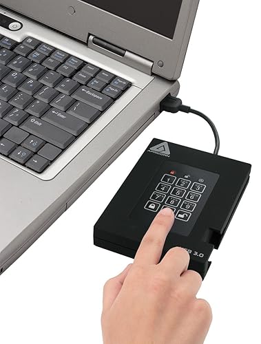 Apricorn Aegis Fortress FIPS 256 GB 140-2 Level 2 Validated 256-Bit Encrypted USB 3 External SSD (A25-3PL256-S256F)