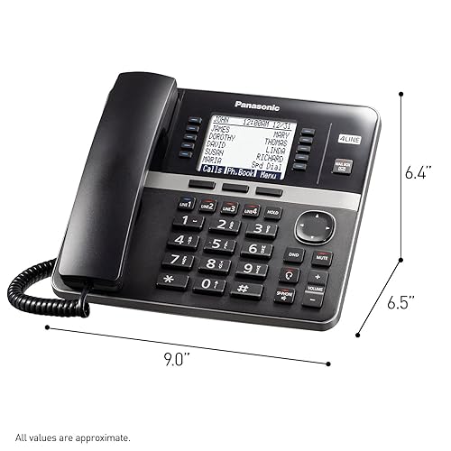 PANASONIC KXTGW420B PHONE,4-LINE,EXPANDABLE Corded Base Station