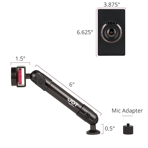 The Joy Factory MNU501 MagConnect Carbon Fiber Tripod/Microphone Music Stand Mount Holder with Universal Tablet Module for Tablets