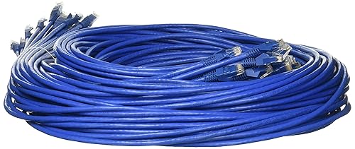 Tripp Lite Cat6 Gigabit Snagless Molded Patch Cable (RJ45 M/M) - Blue - 50 Piece Bulk Pack, 5-ft.(N201-005-BL50BP)