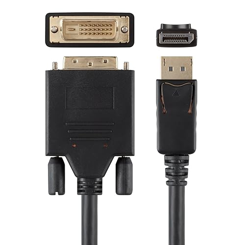 Belkin F2CD002b06-E DisplayPort-Male to DVI-D-Male Cable (6 Feet , Black)