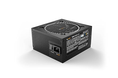 Pure Power 12 M 850W, ATX 3.0, 80 Plus® Gold, Modular Power Supply, for PCIe 5.0 GPUs and GPUs with 6+2 pin connectors, 12VHPWR Cable Included, Silent 120mm be quiet! Fan - -BN506