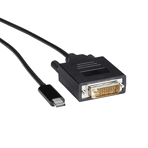Black Box USB-C to DVI Adapter Cable, 1080p HD, 6ft