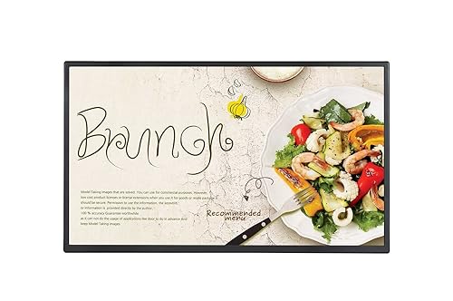 LG 32” 32SM5J-B Full HD Standard Signage Display with webOS™ 6.0 Smart Signage Platform, Black