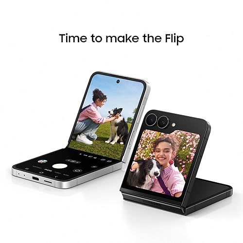 Samsung Galaxy Z Flip7 FE Cell Phone, 128GB AI Smartphone, Unlocked Android, Long Battery Life, 2025, US 1 Yr Manufacturer Warranty, Black Black 128GB Flip7 FE Phone Only