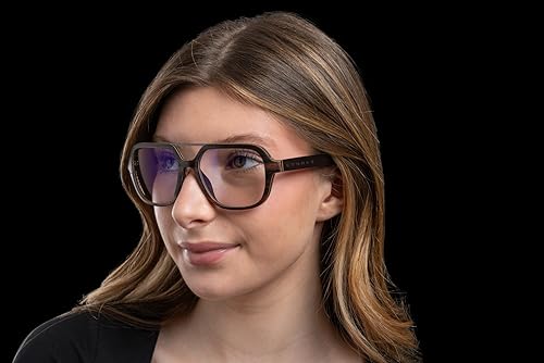 GUNNAR Humboldt Premium Blue Light Blocking Computer And Gaming Glasses Amber