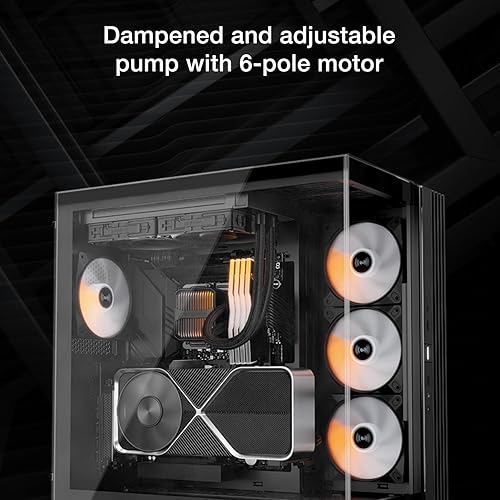 be quiet! Silent Loop 3 240mm CPU AIO Liquid Cooler | 3 Silent Wings 4 120mm PWM High-Speed Fans | Quiet Performance | 6-Pole Motor | Discreet ARGB Lighting | Refillable | Black | BW024