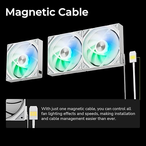 TRYX ROTA SL ARGB White Case Fan 3in1