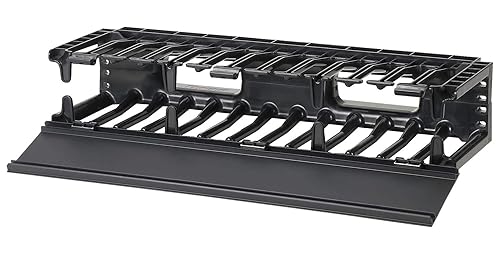 Panduit NMF2 Horizontal Cable Manager, Black 2 RU Black