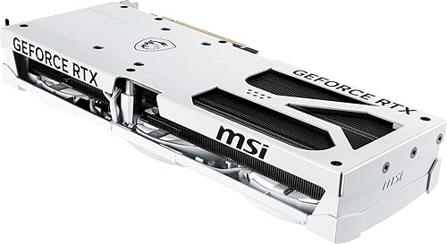 MSI Gaming RTX 5080 16G Ventus 3X OC White Graphics Card (16GB GDDR7, 256-bit, Extreme Clock TBD MHz, DisplayPort x 3 2.1a, HDMI 2.1b, NVIDIA Blackwell Architecture)