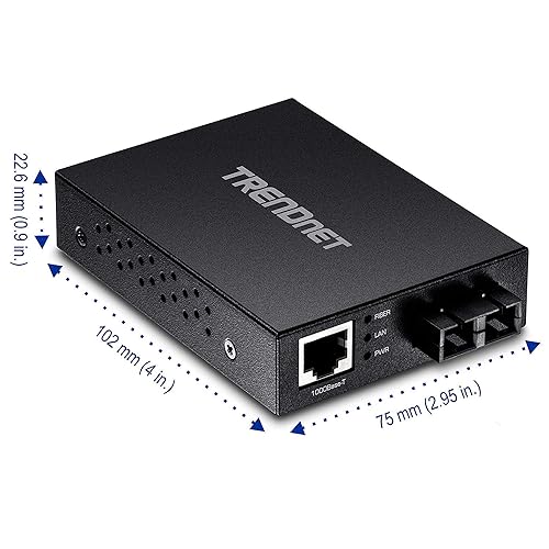 1000Base-T to 1000Base-Sx Multi-Mode Sc Fiber Converter