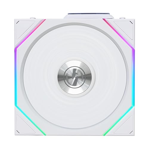 Lian Li UNI Fan TL 120 Wireless - Single Pack (Reverse Blade) - Controller Not Included - 2.4 GHz Wireless Control - Infinity Mirror Design - Controller Required - White (12RTL1W1W)