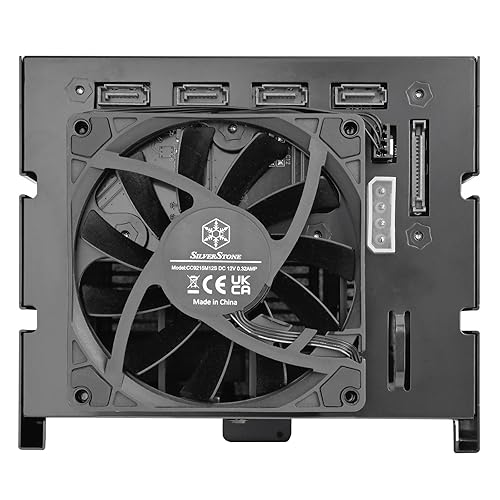 Silverstone Techology FS304-V Three (3) 5.25 Bay to Four (4) 3.5 SAS 12G / SATA 6G Trayless Hot-swap Cage, SST-FS304B-V Plastic Tray Four 3.5