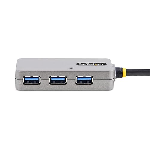 StarTech.com USB Extender Hub, 10m USB 3.0 Extension Cable w/ 4-Port USB-A Hub, Active/Bus Powered USB Repeater Cable, Optional 20W Power Supply Included, Level 2 ESD Protection (U01043-USB-EXTENDER)