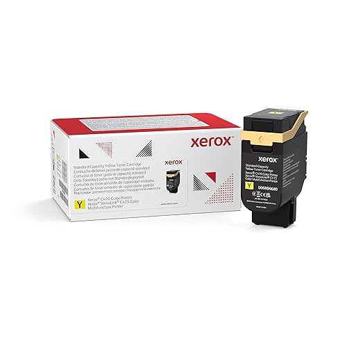 Xerox Genuine C410 Yellow Standard Capacity Toner Cartridge (2000 Pages) -006R04680 (USE & Return)