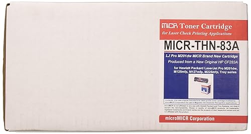 Micromicr MICRTHN83A MICR Toner Cartridge - Alternative for HP (83A) - Black