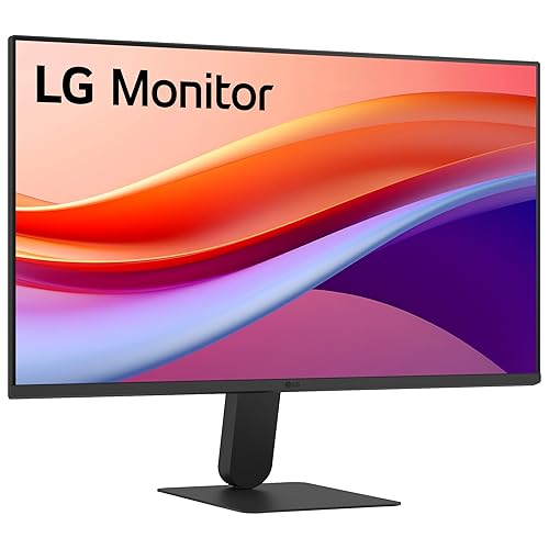 LG 24U411A-B 23.8 FHD (1920x1080) IPS Display Computer Monitor, 120Hz Refresh Rate, sRGB 99% (Typ.), USB-C, Reader Mode & Flicker Safe, Dynamic Action Sync, Black Stabilizer, Slim Stand Base, Black 24 120Hz FHD 1920 x 1080