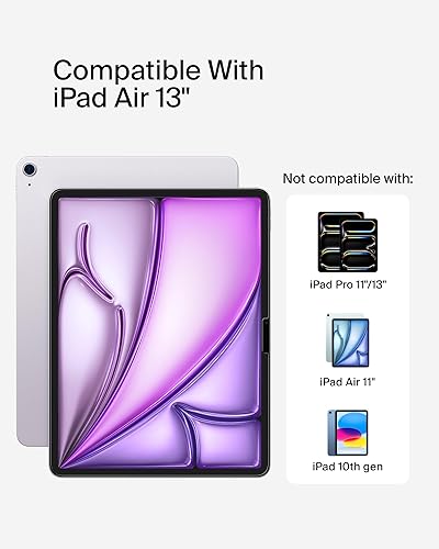 Belkin ScreenForce TemperedGlass Screen Protector for Apple iPad Air 13 6th Generation, Thin, Extra Durable, Scratch-Resistant w/Easy Installation, Compatible w/Case & Apple Pencil