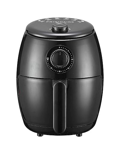 FRIGIDAIRE EAF180-BLACK, Air Fryer-Oil-Free Healthy Cooking-Digital Controls-Removable, Dishwasher-Safe Pan and Tray, 1.7, Black