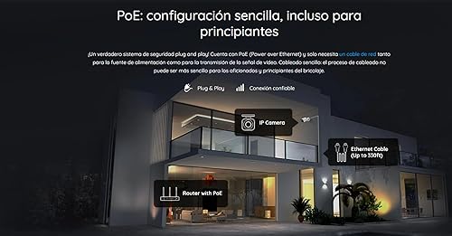 Reolink Security System Smart Surveillance 24 hours a day, 7 days a week in 10MP Ultra HD NVS8-10MB4-A