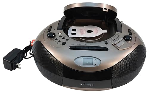 Califone 1886 Spirit SD Multimedia CD Player Cassette Recorder AM/FM Radio Boombox