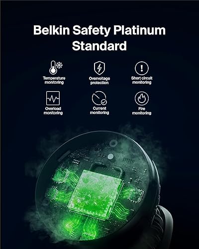 Belkin MagSafe-Compatible 3-in-1 Wireless Charger Stand 15W - Qi2-Certified Wireless Charging Station, Fast Charging of iPhone 16, AirPods, & Apple Watch - 36W Included - White White Gen 2