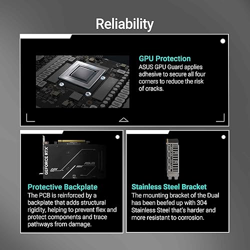 ASUS Dual GeForce RTX™ 5050 8GB GDDR6 OC Edition (PCIe 5.0, 8GB GDDR6, DLSS 4, HDMI 2.1b, DisplayPort 2.1b, 2-Slot, Axial-tech Fan Design, 0dB Technology, Dual BIOS and More)