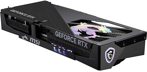 MSI Gaming RTX 5070 Ti 16G Gaming Trio OC Graphics Card (16GB GDDR7, 256-bit, Extreme Performance: 2580, DisplayPort x 3 2.1a, HDMI 2.1b, NVIDIA Blackwell Architecture)