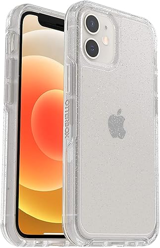 OtterBox for Apple iPhone 12 Mini, Sleek Drop Proof Protective Clear Case, Symmetry Clear Series, Stardust