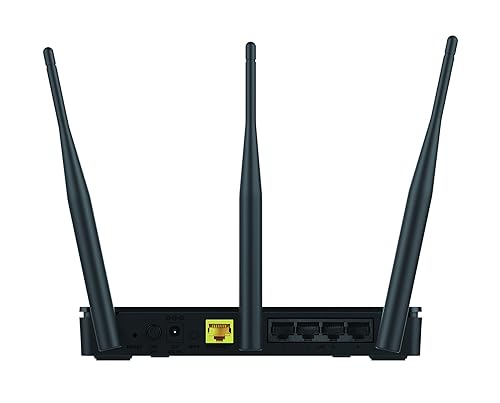 D-Link AC750 High-Power Wi-Fi Router, Dual Band, Wireless speeds up to 300Mbps (2.4GHz) + 433Mbps (5GHz), WiFi Coverage, 3 High-Power External Antennas (DIR-819) WiFi5 AC750 Router