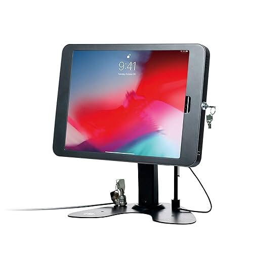 CTA Digital: Dual Security Kiosk Stand for 12.9-inch iPad Pro (Gen. 3) For 12.9-inch iPad Pro (Gen. 3) Black