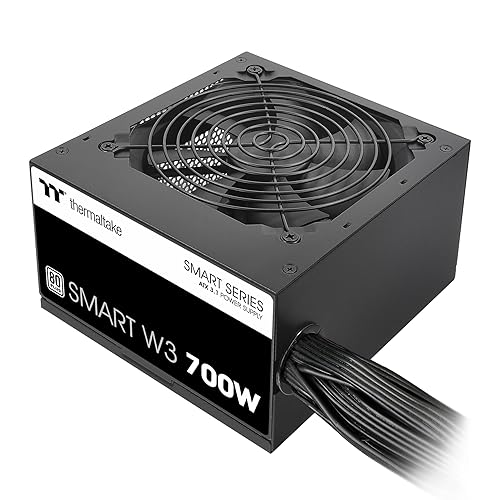 Smart W3 Series 80Plus Certified 700W Power Supply; ATX v3.1 Spec; 120mm FDB Fan; 5 Year Warranty; PS-SPW-0700NNFAWU-1