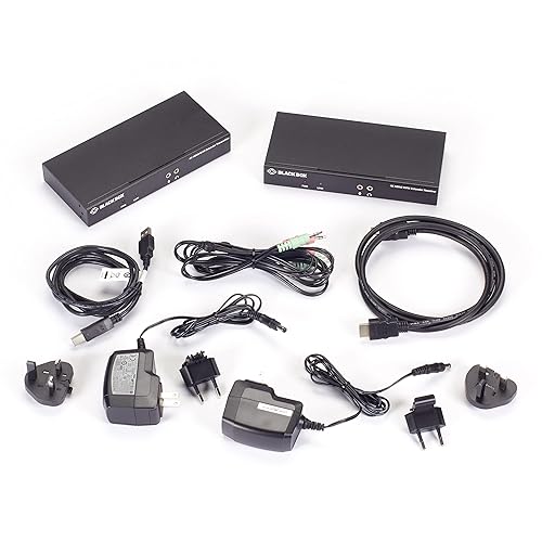 KVM Extender KIT Over Fiber - 4K, Single-Head, HDMI, USB 2.0, Serial, Audio, LOC