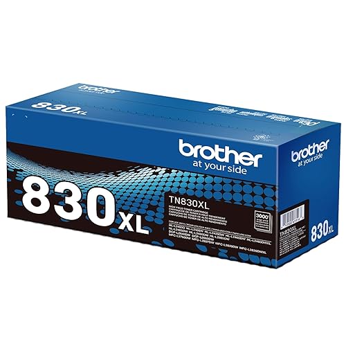 Brother Genuine TN830 Standard Yield Black Toner Cartridge for 1,200 Pages