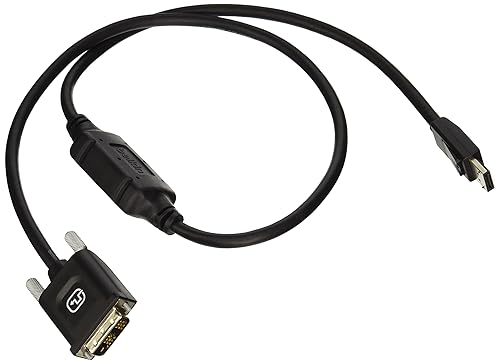 Belkin F2CD002b03-E DisplayPort-Male to DVI-D-Male Cable (3 Feet, Black)