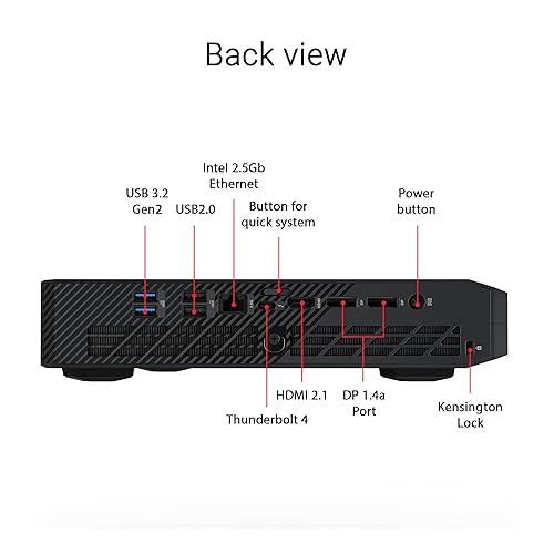 NUC 14 Performance Barebone with Intel 14th Gen Core Ultra 9 185H (NPU Support), NVIDIA GeForce RTX™ 4070 Discrete Graphics, up to 64GB DDR5 RAM, Triple Storage Design, Thunderbolt™ 4, Vertical Stand Core Ultra 9|RTX 4070