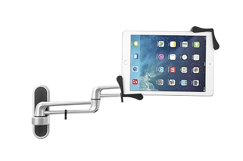 Tablet Wall Mount,17-7/8 L,Silver