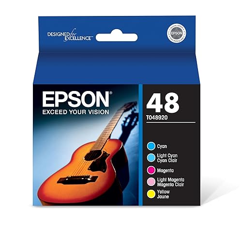 Epson 48 T048920 Inkjet Cartridge Colour Multipack -1 Cyan/1 Light Cyan/1 Magenta/1 Light Magenta/1 Yellow Multicolor