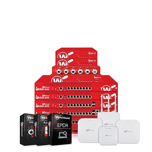 WatchGuard Firebox T85-PoE Network Security Appliance with 3 Year Basic Security Suite License - Advanced Firewall, VPN, Intrusion Prevention (WGT85033-US)