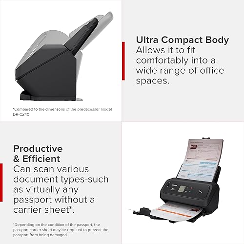 Canon imageFORMULA DR-C350 Office Document Scanner