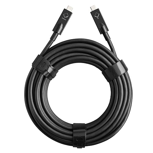 ViewSonic MCB-RS-C10 USB Type-C Active Optical Cable, 32.8 ft. Cable, 30W PD, Video and Data on a Single Cable for TeamJoin TRS10 or TRS10-UB Solutions only