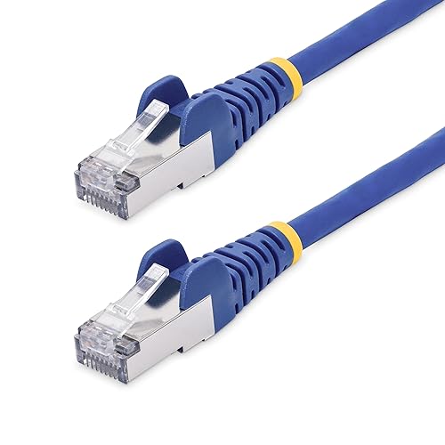 StarTech.com 3ft Blue CAT8 Ethernet Cable, Snagless RJ45, 25G/40G, 2000MHz, 100W PoE++, S/FTP, 26AWG Pure Bare Copper, LSZH