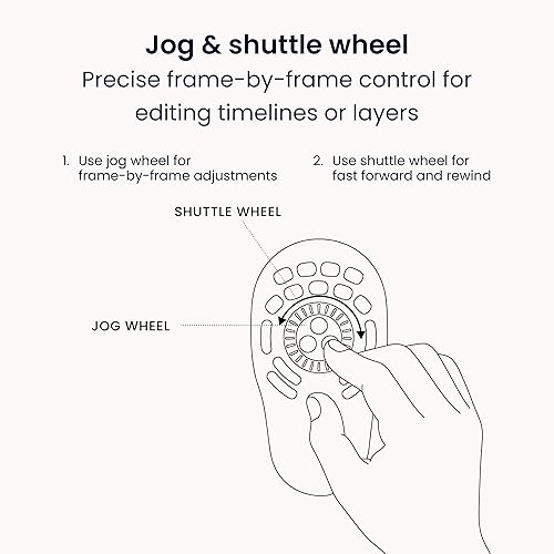 Contour Design Shuttlepro V.2 Programmable Jog Shuttle Multimedia Controller, Bl