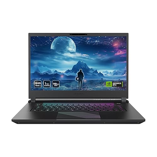 GIGABYTE - AORUS 15 (2024) Gaming Laptop - 165Hz 2560x1440 QHD - NVIDIA GeForce RTX 4060 - Intel Ultra 7 155H - 1TB SSD with 16GB DDR5 RAM - Win11 Home AD (AORUS 15 BKG-13US754SH)